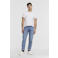 JACK & JONES JEANS INTELLIGENCE tapered fit jeans JJIMIKE JJORIGINAL blue denim
