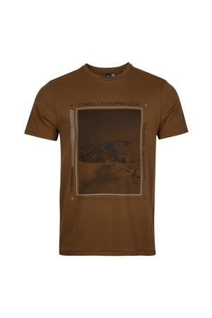 T-shirt Mountain Frame bruin