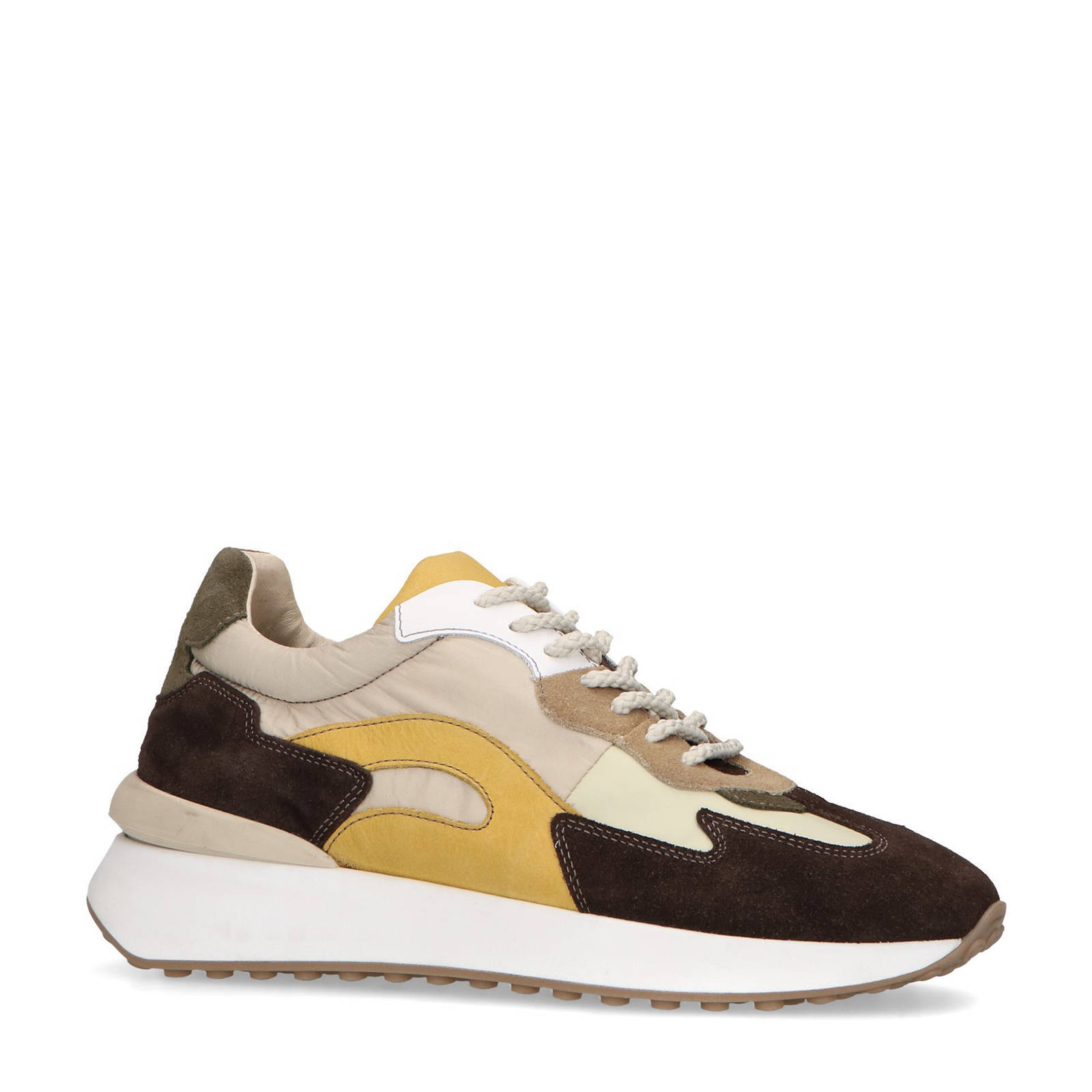 Doucal'S Koffie Bruine Suede Sneaker - Ferraris Boutique