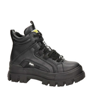 Aspha NC Mid  chunky veterboots zwart