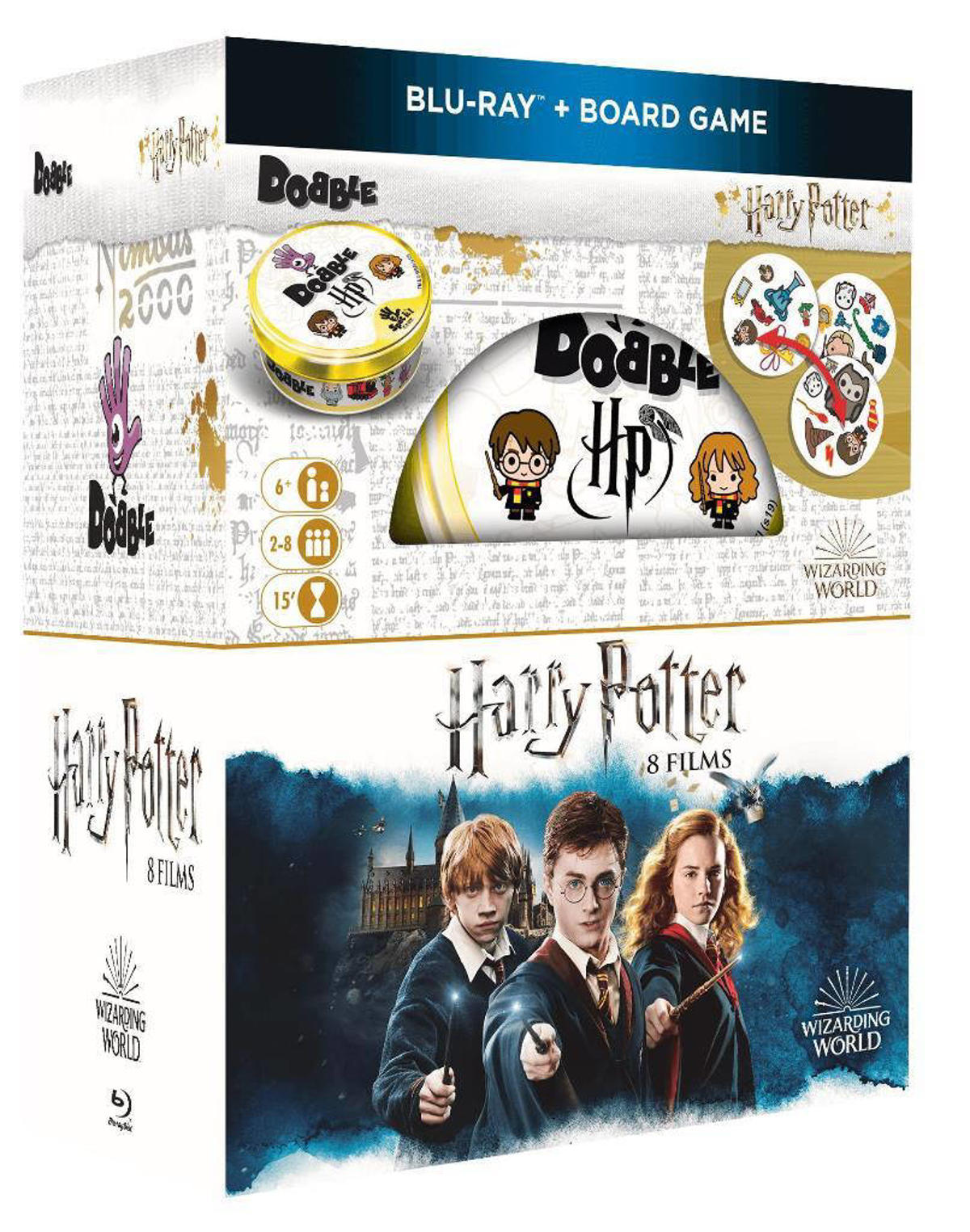 Harry Potter - 1 - 7.2 Collection + Dobble (Blu-ray) | wehkamp