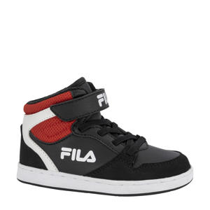   hoge sneakers zwart/rood