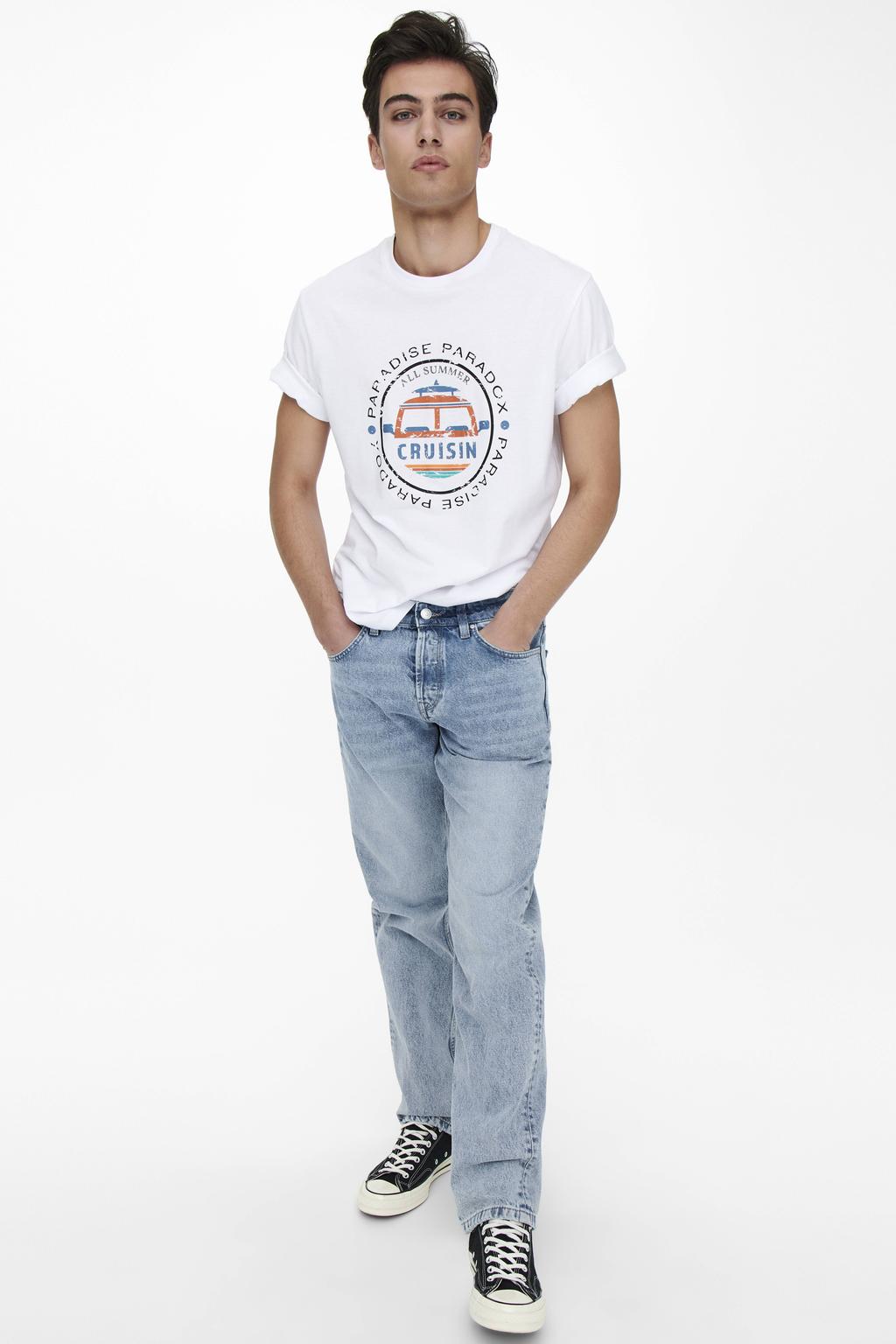 ONLY & SONS loose fit jeans ONSEDGE blue denim 1416