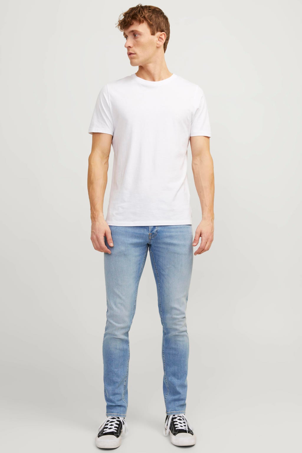 JACK & JONES JEANS INTELLIGENCE slim fit jeans JJIGLENN JJORIGINAL sbd 805 blue denim