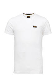 thumbnail: Witte heren PME Legend basic T-shirt van katoen met korte mouwen en ronde hals