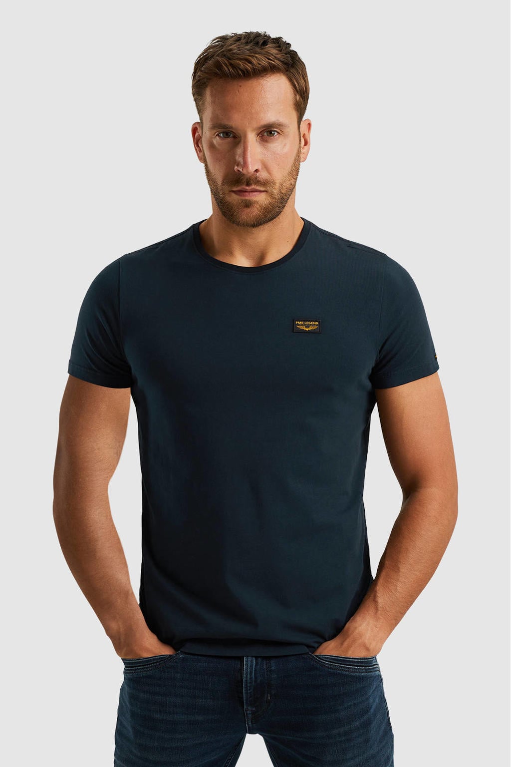 PME Legend basic T-shirt blauw