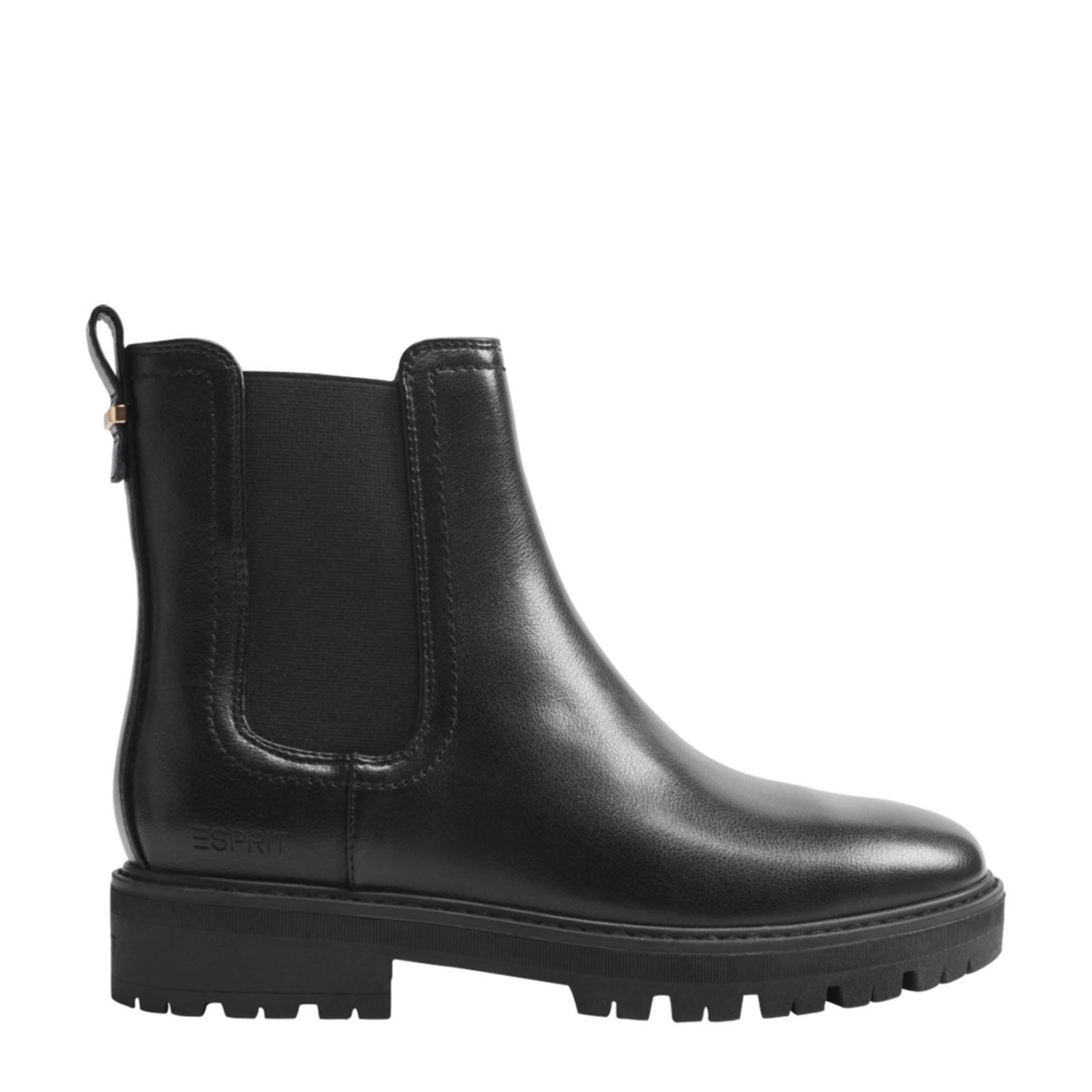 ESPRIT chelsea boots zwart wehkamp