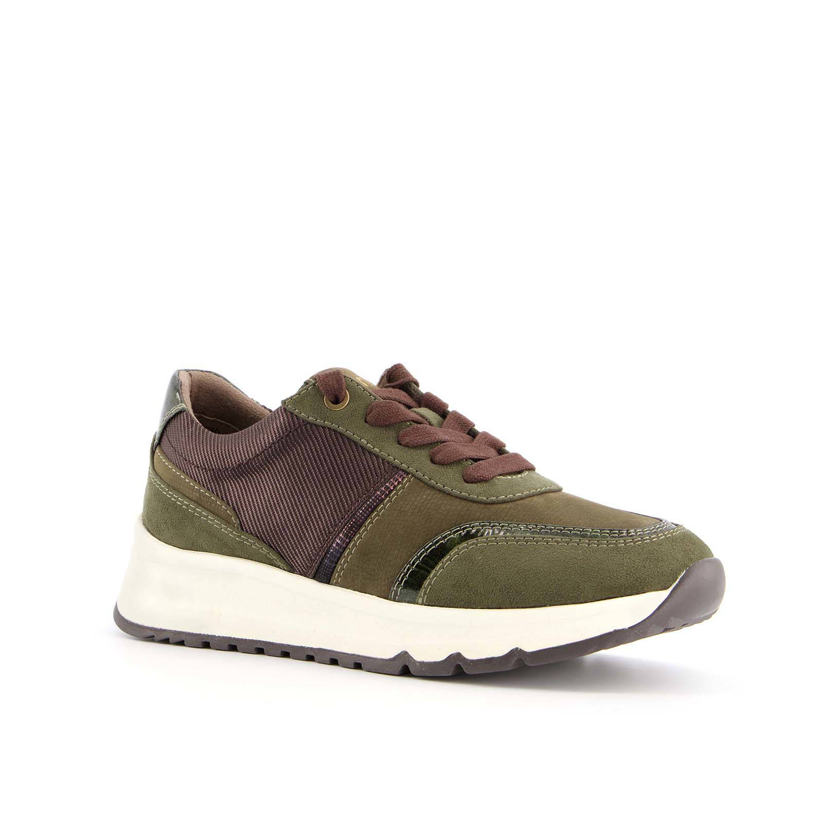Jana sneakers olijfgroen | wehkamp