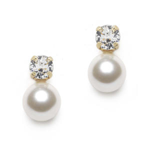 gold plated oorbellen Alicia