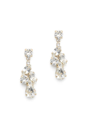 gold plated oorbellen Zoe