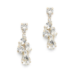 gold plated oorbellen Zoe