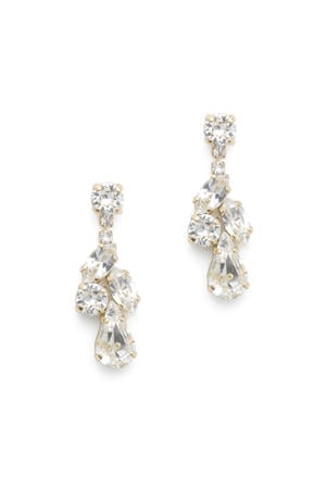 gold plated oorbellen Zoe