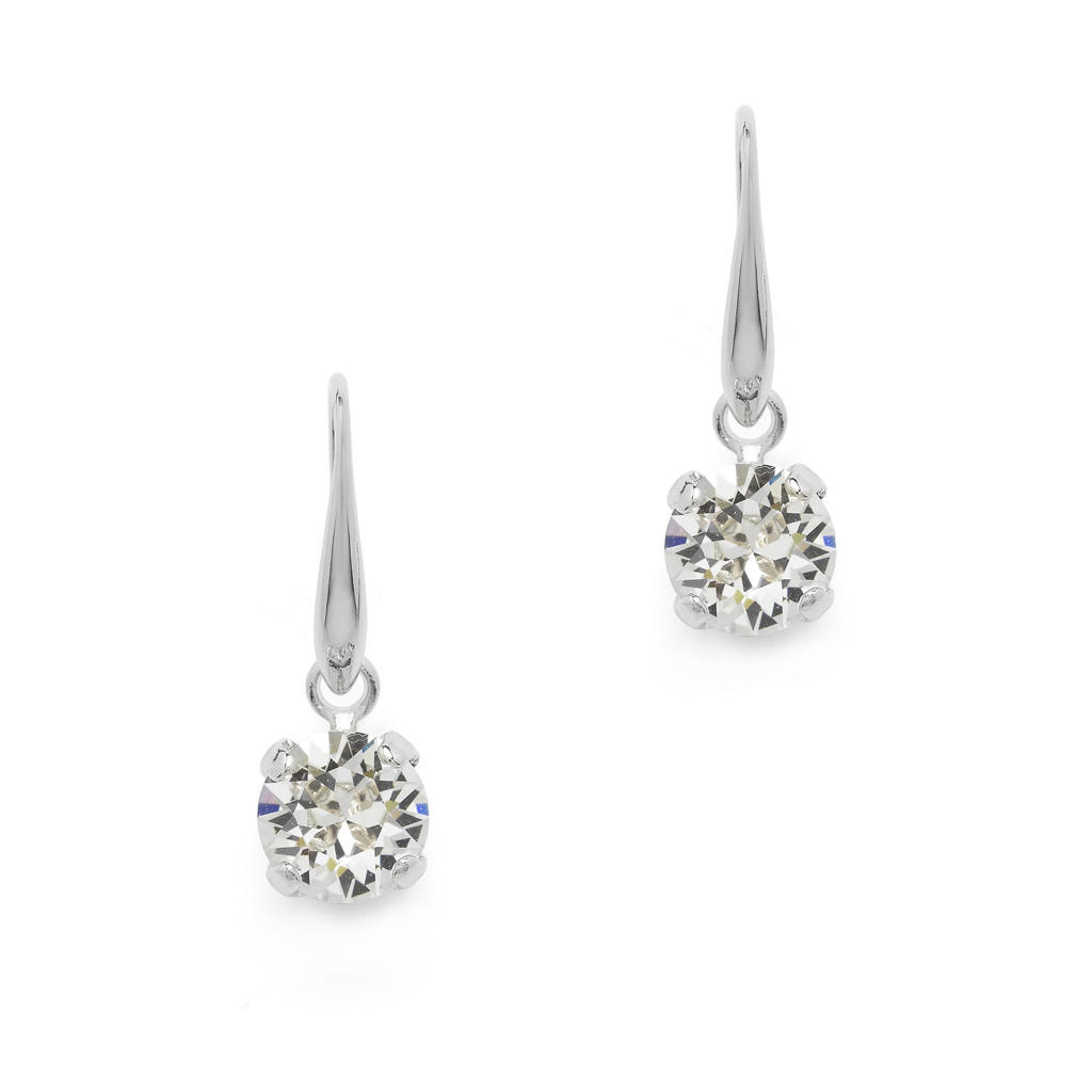 Abrazi rhodium plated oorbellen Ava Drop