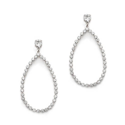 Abrazi rhodium plated oorbellen Nina afbeelding