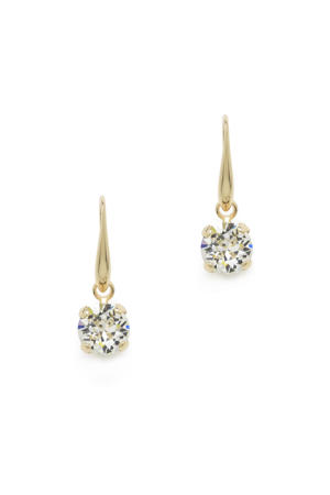 gold plated oorbellen Ava Drop goudkleurig