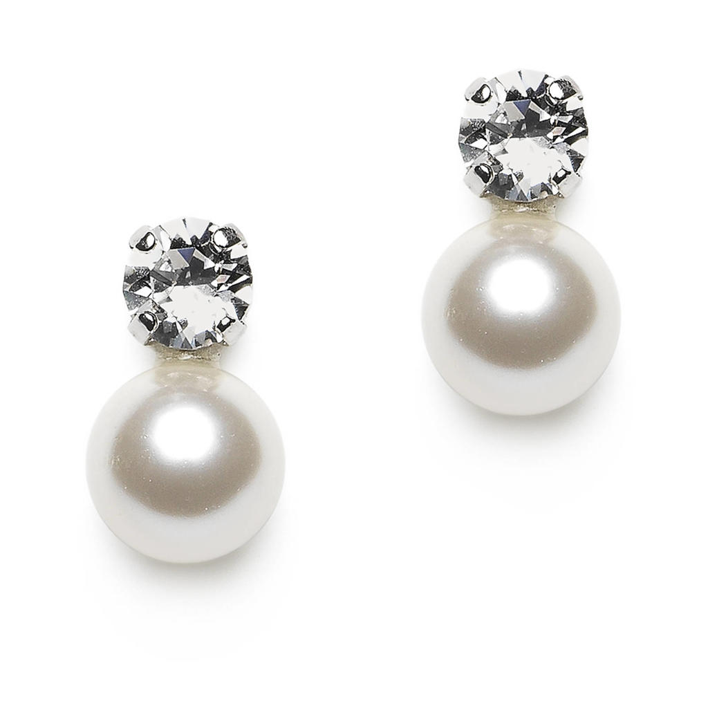 Abrazi rhodium plated oorbellen Alicia