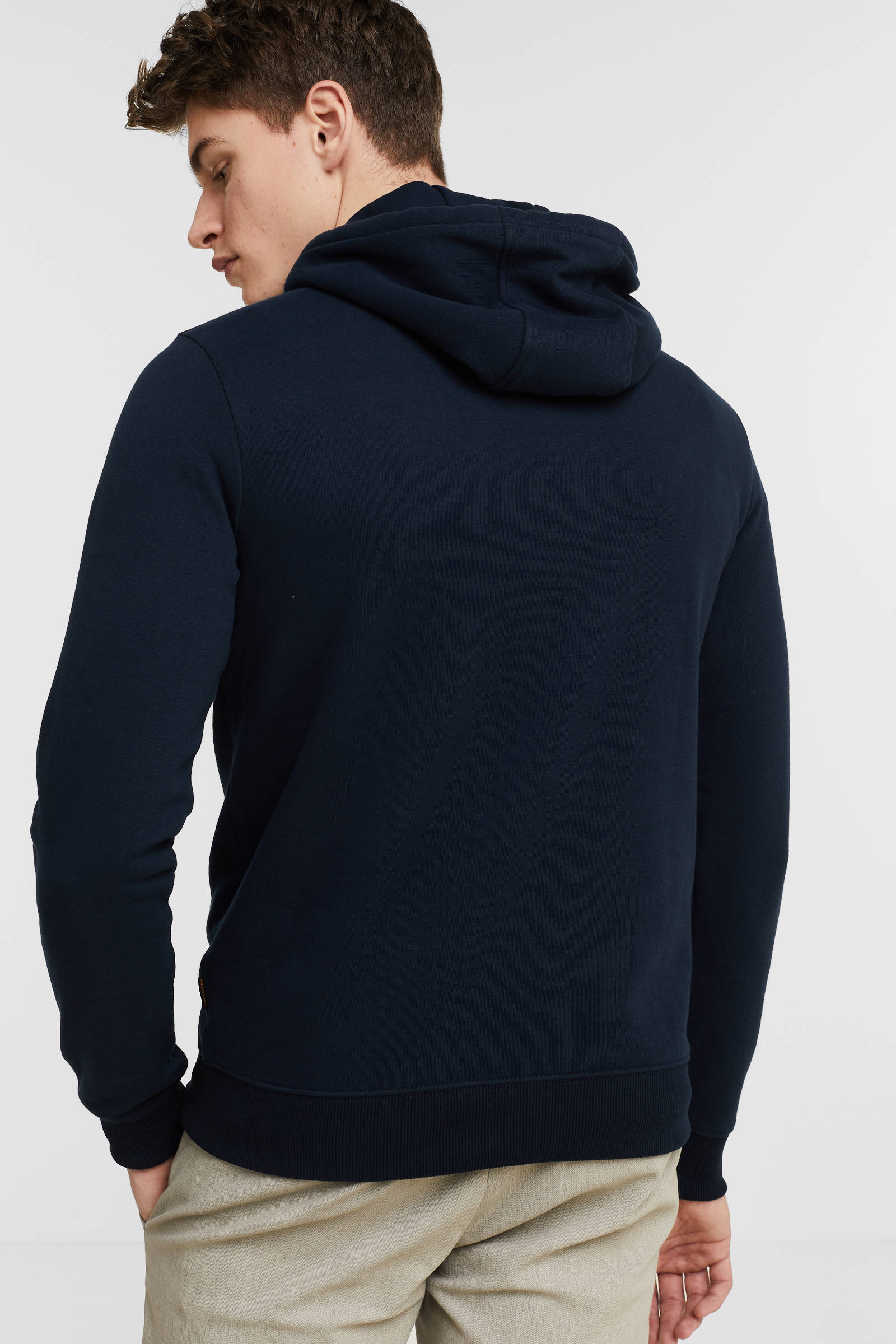 PME Legend Donkerblauwe Sweater Hooded Brushed Sweat online kopen