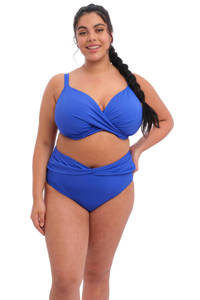 Elomi +size high waist bikinibroekje Magnetic blauw