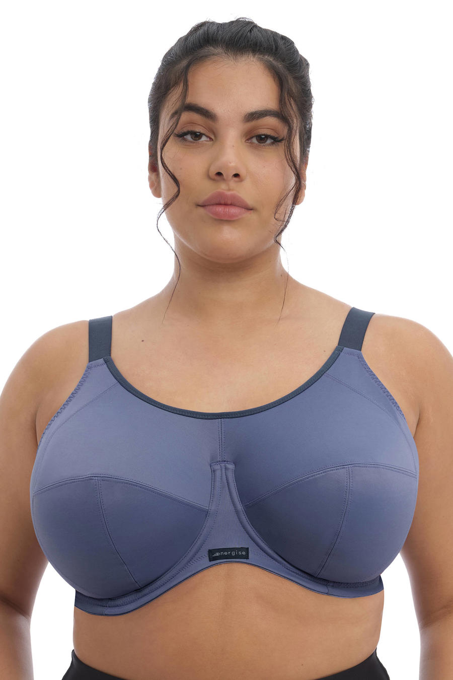 Elomi Energise Sportbeha voor dames, grote maten, met beugel, NUDE, 6G : Elomi