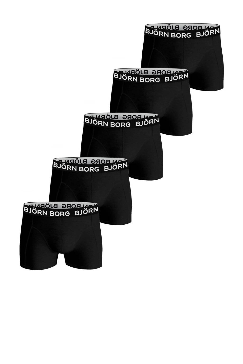 boxershort Core - set van 5 zwart