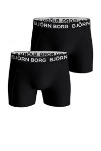 Björn Borg   boxershort Core - set van 2 zwart, Zwart