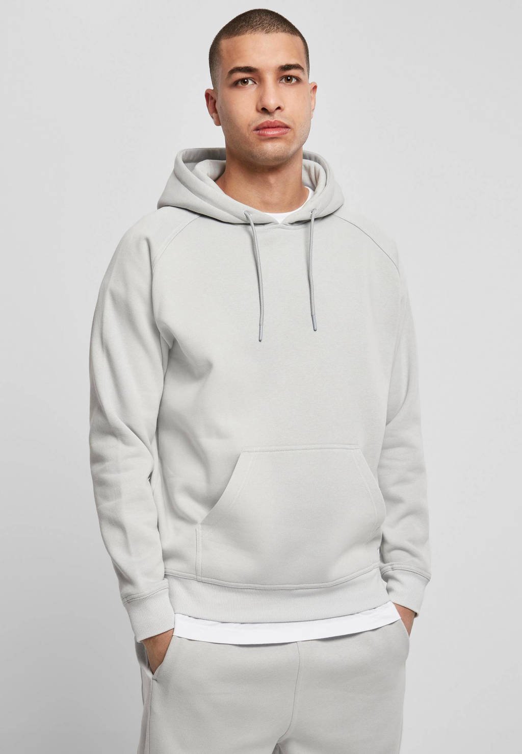 Urban Classics hoodie Blank lightasphalt