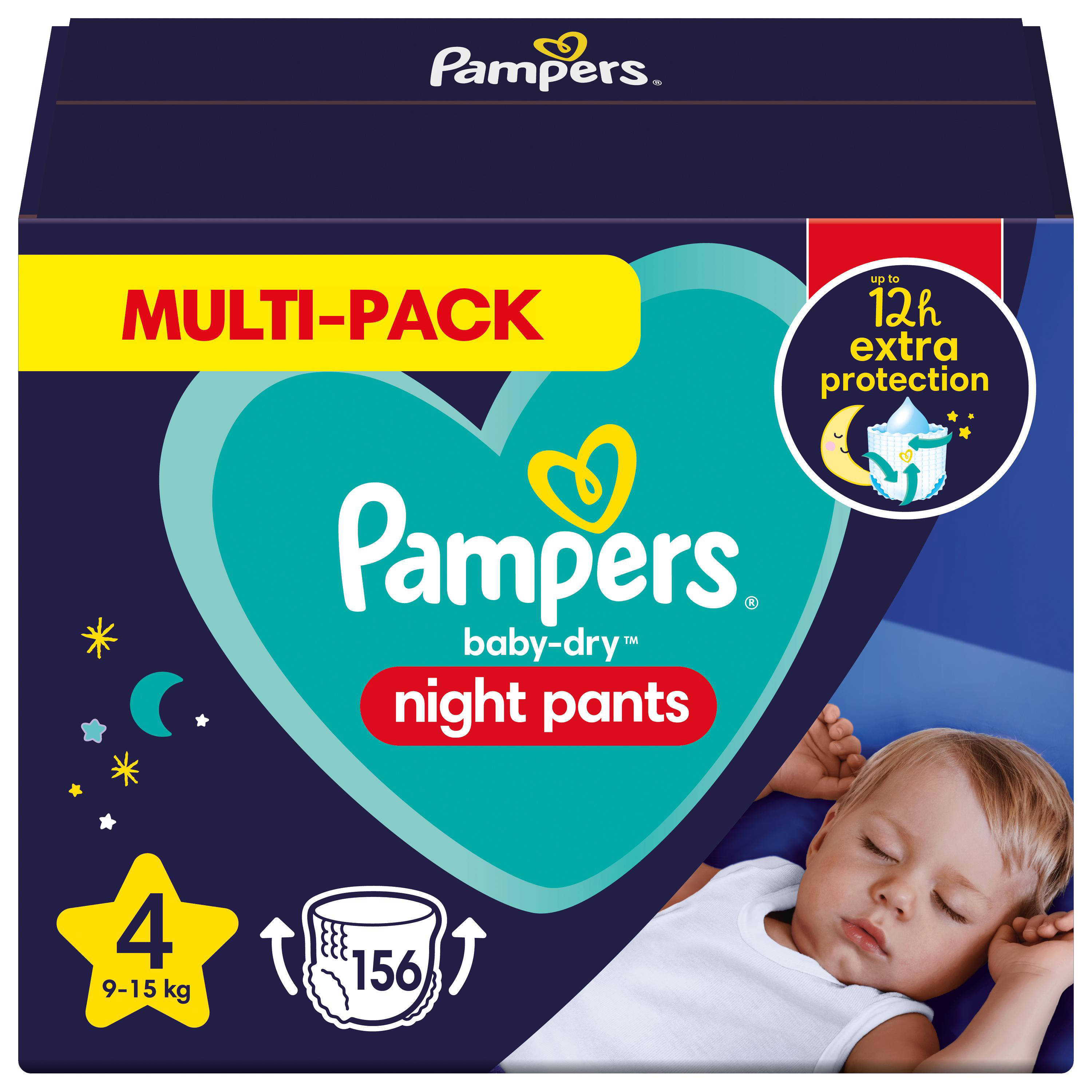 Pampers Night Pants 156 Luierbroekjes 9kg 15kg Maandbox online kopen
