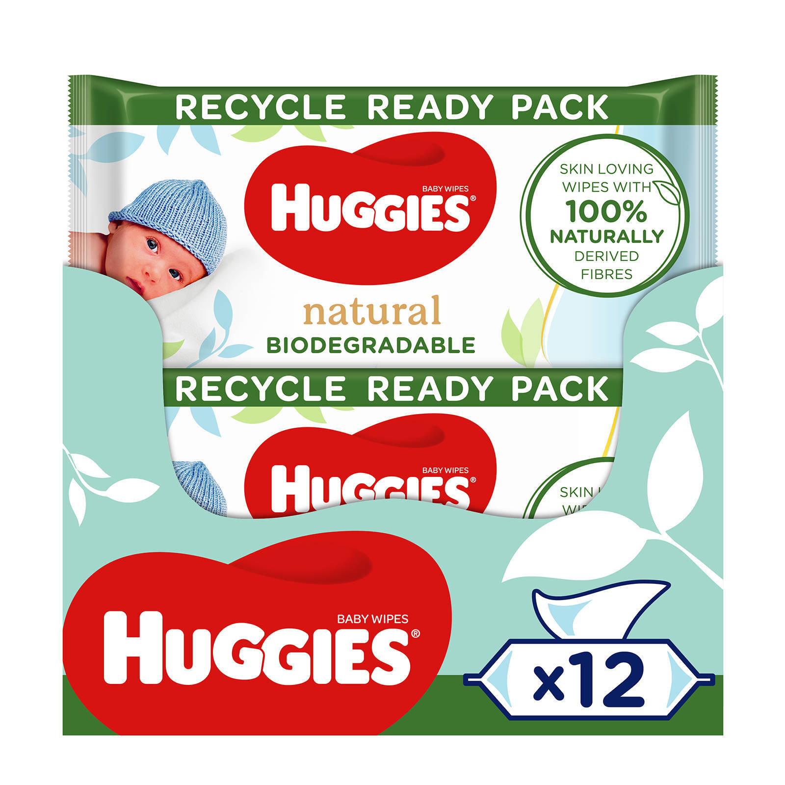 Huggies billendoekjes Natural Biodegradable 48 x 12 stuks online kopen