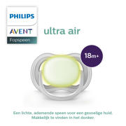 thumbnail: Philips AVENT Ultra Air Fopspeen 18M+ 2 stuks SCF349/01