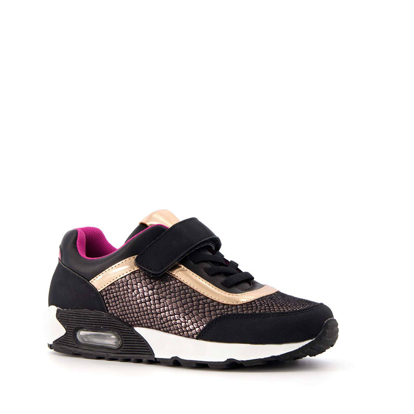 Scapino Blue Box sneakers zwart/roze | wehkamp