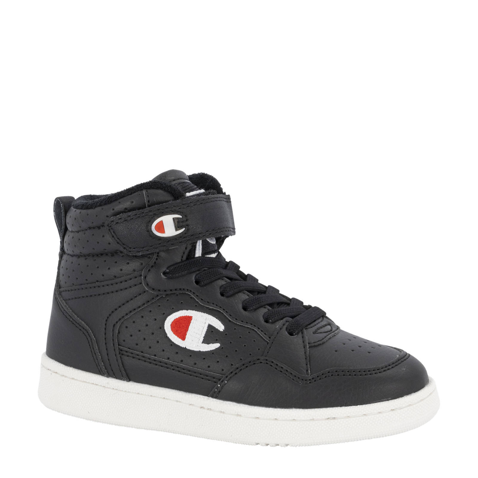 Champion Palm Lake Velcro Mid hoge sneakers zwart | wehkamp
