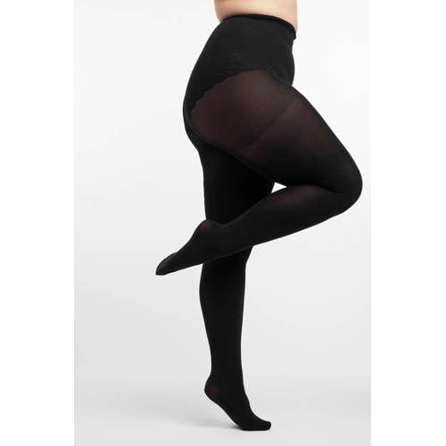 MS Mode panty 100 denier - set van 2 zwart afbeelding