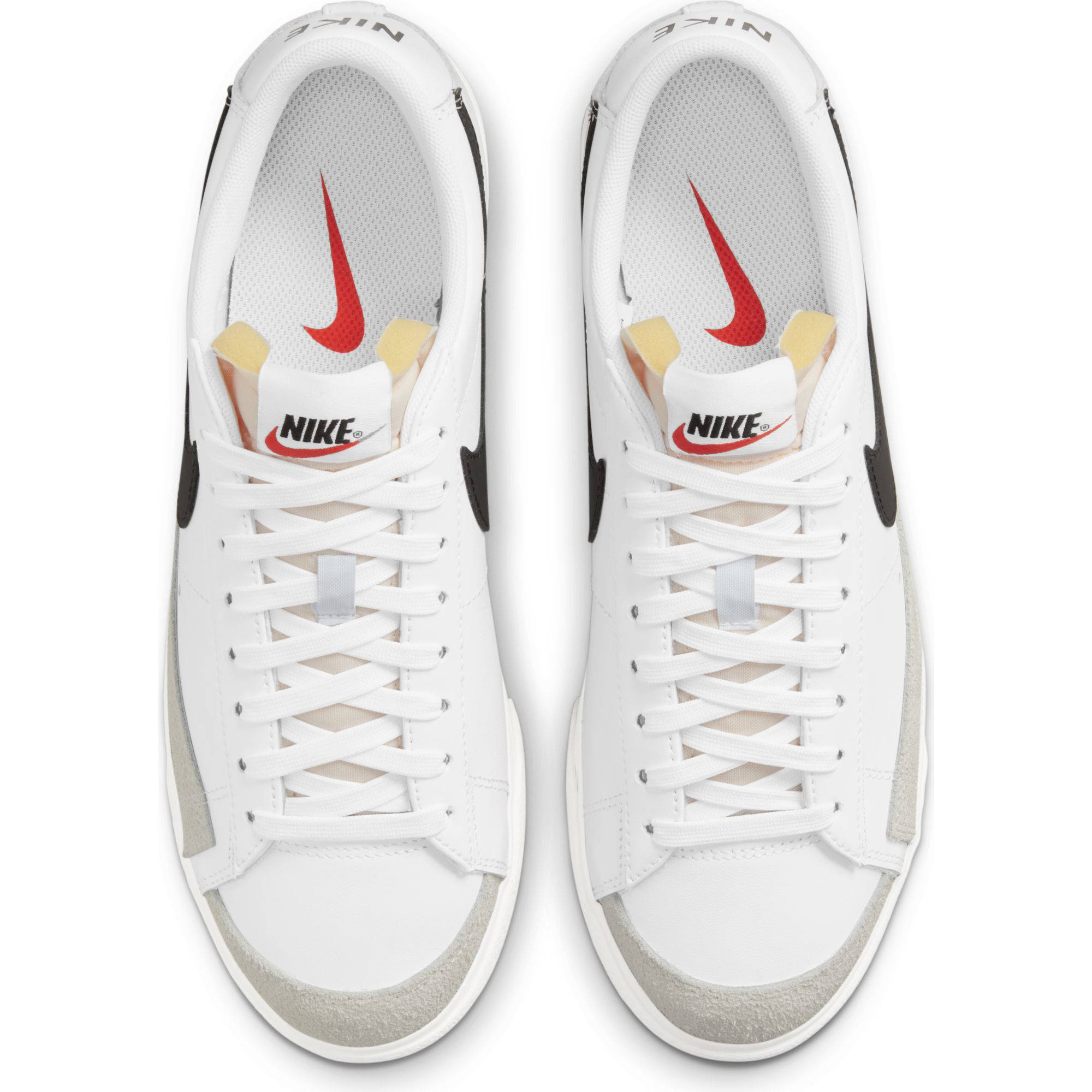 Nike Blazer Low Platform sneakers wit/zwart | wehkamp