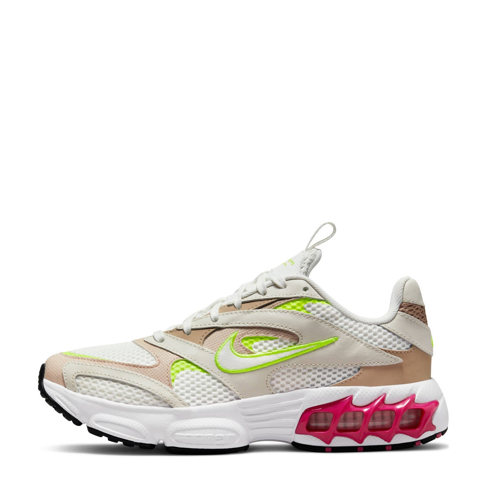 Nike Zoom Air Fire sneakers ecru/wit/geel/lichtbruin | wehkamp
