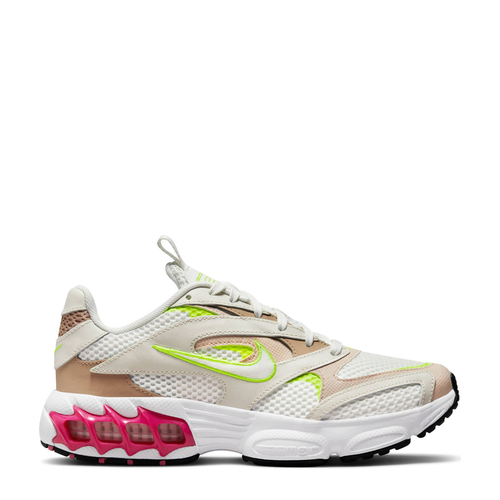Nike Zoom Air Fire sneakers ecru/wit/geel/lichtbruin | wehkamp