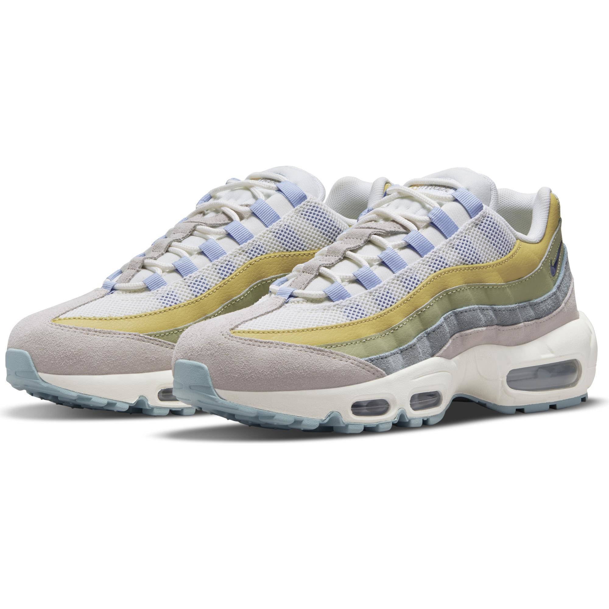 Nike Air Max 95 sneakers ecru/lichtblauw/geel/lichtgroen | wehkamp