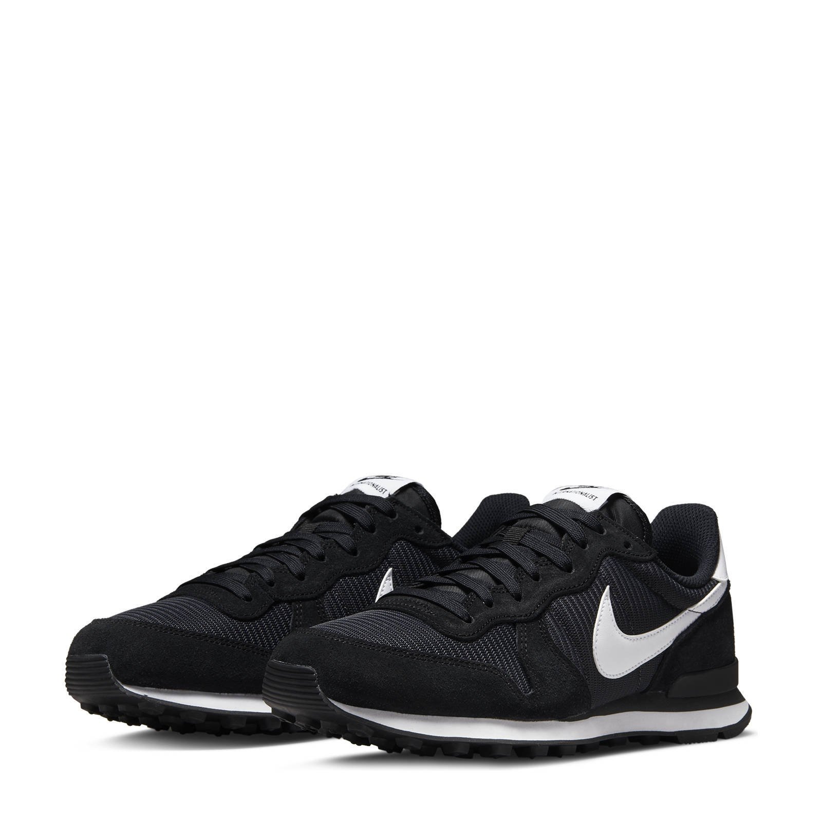 Nike Internationalist sneakers zwart wit grijs wehkamp