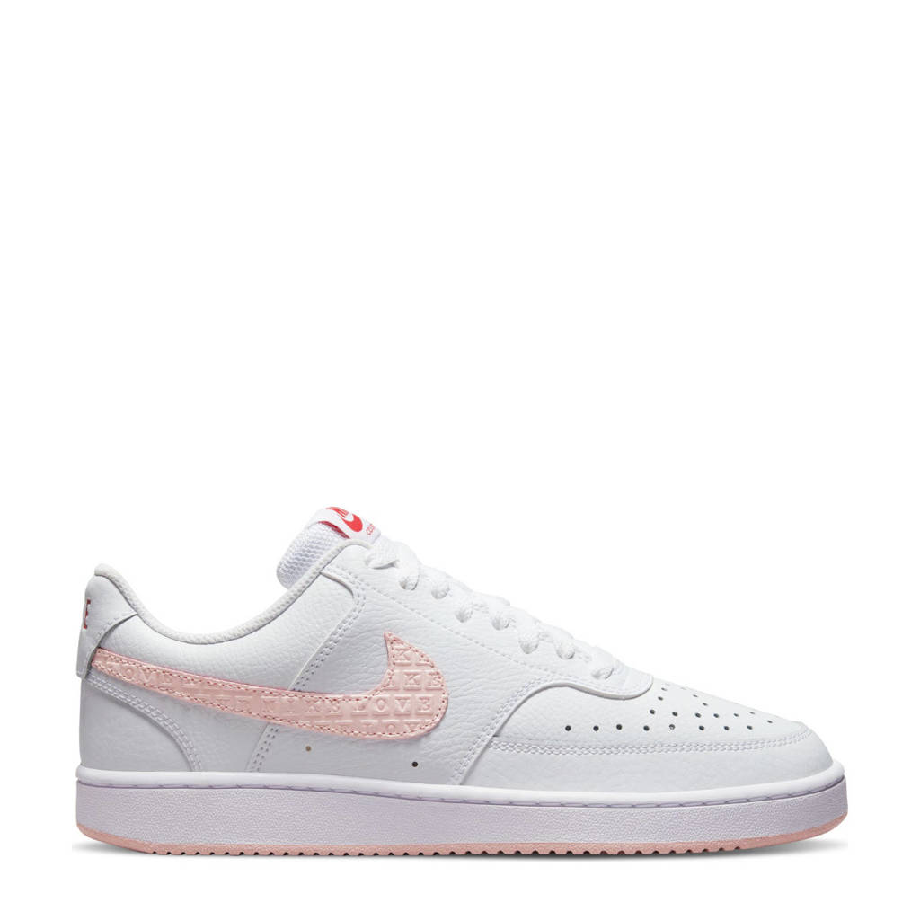 Nike Court Vision Low  leren sneakers wit/roze/rood