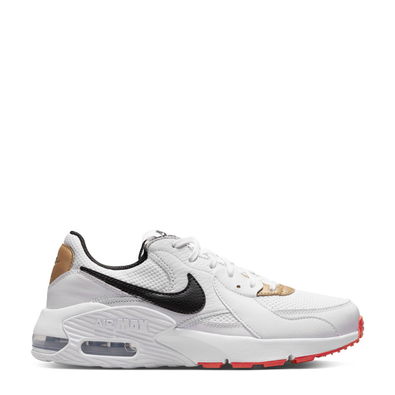 Nike Air Max Excee sneakers wit/zand/zwart/rood | wehkamp