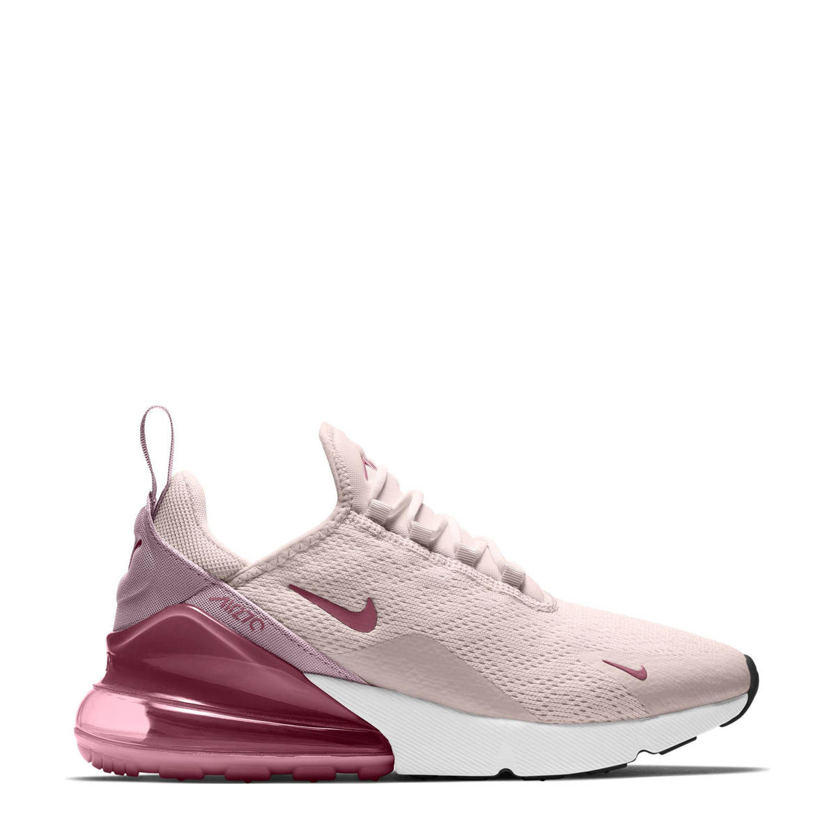 Nike Max 270 sneakers roze/wijnrood/lichtroze | wehkamp