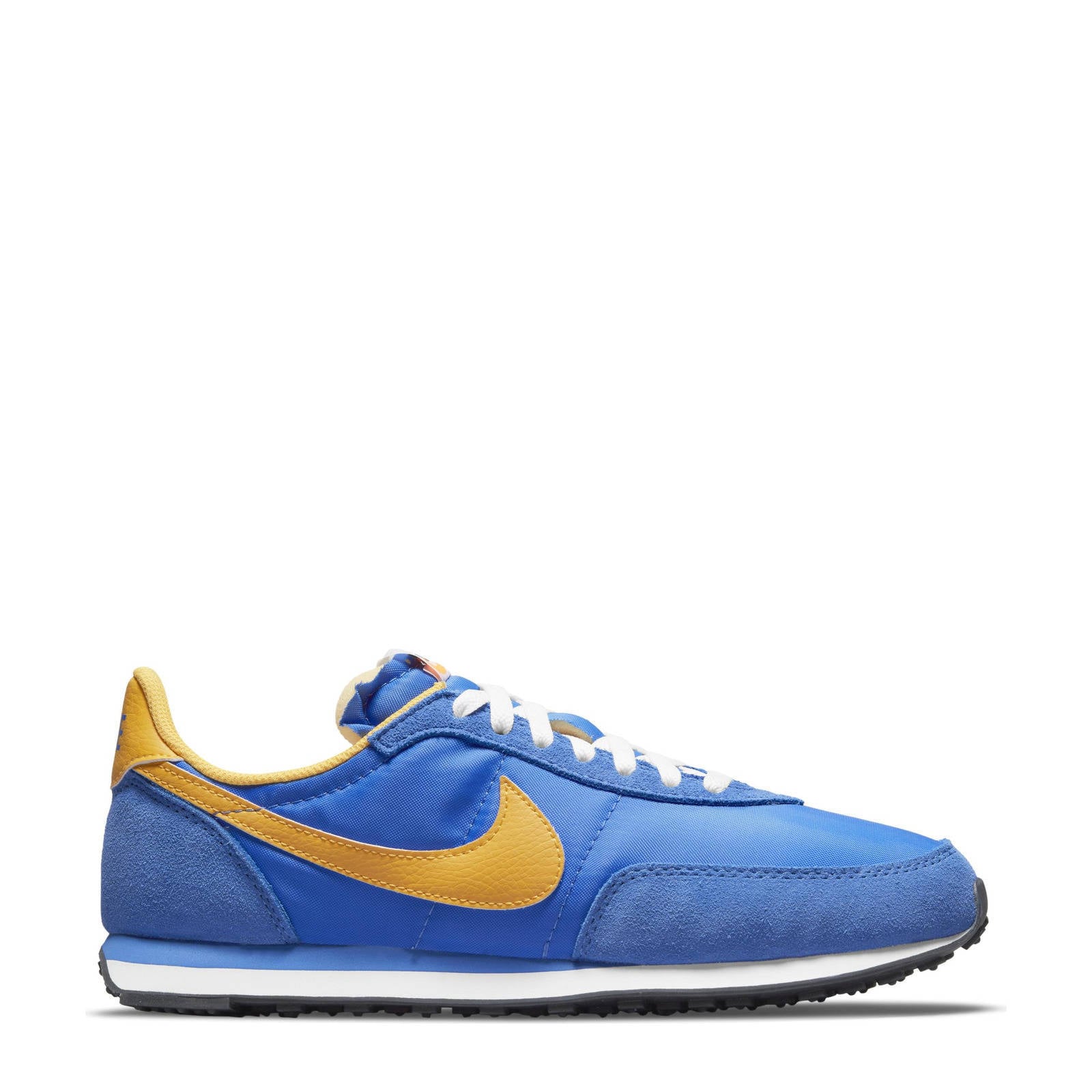 Nike Waffle Trainer 2 sneakers blauw/goud/wit/zwart | wehkamp