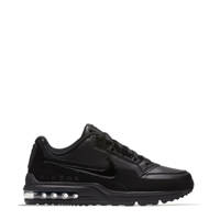 Zwarte heren Nike Air Max Ltd 3 sneakers van imitatieleer met veters