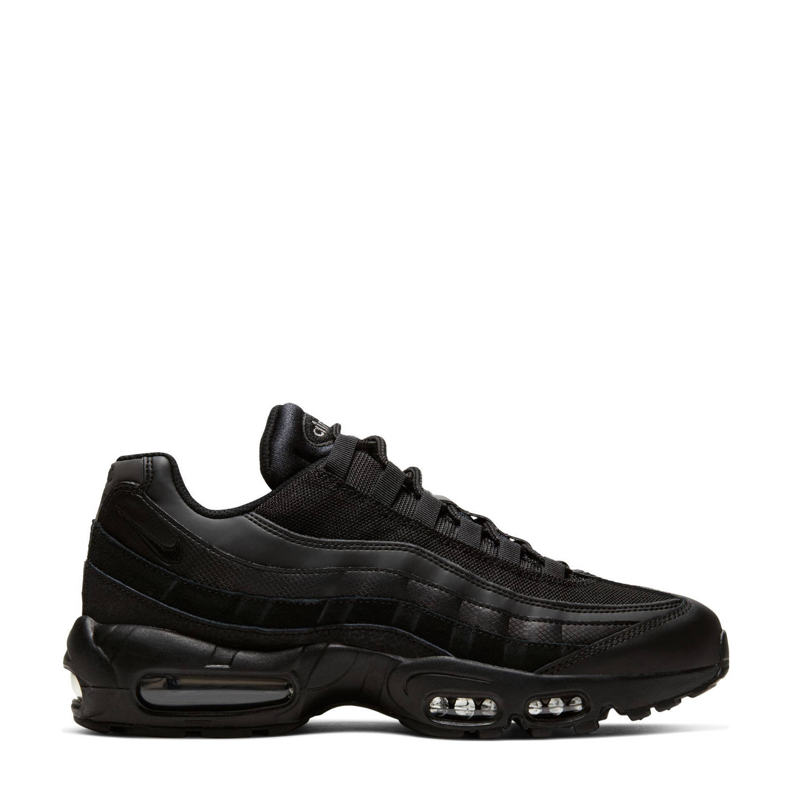 Nike Air Max 95 Essential sneakers zwart/grijs | wehkamp