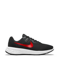 Nike Revolution 6 Next Nature hardloopschoenen zwart/rood/antraciet, Zwart/rood/antraciet