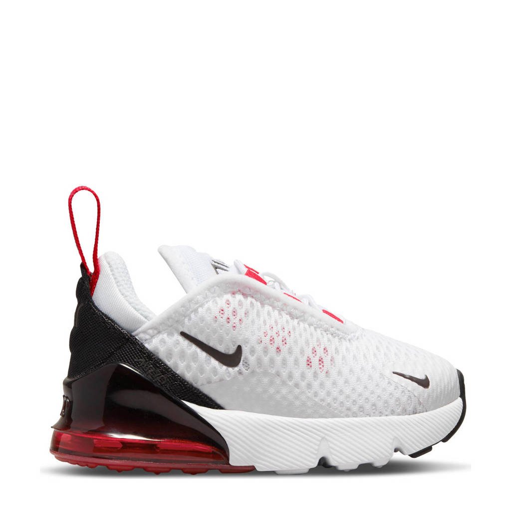 Gelukkig is dat Ja klem Nike Air Max 270 sneakers wit/donkergrijs/rood | wehkamp