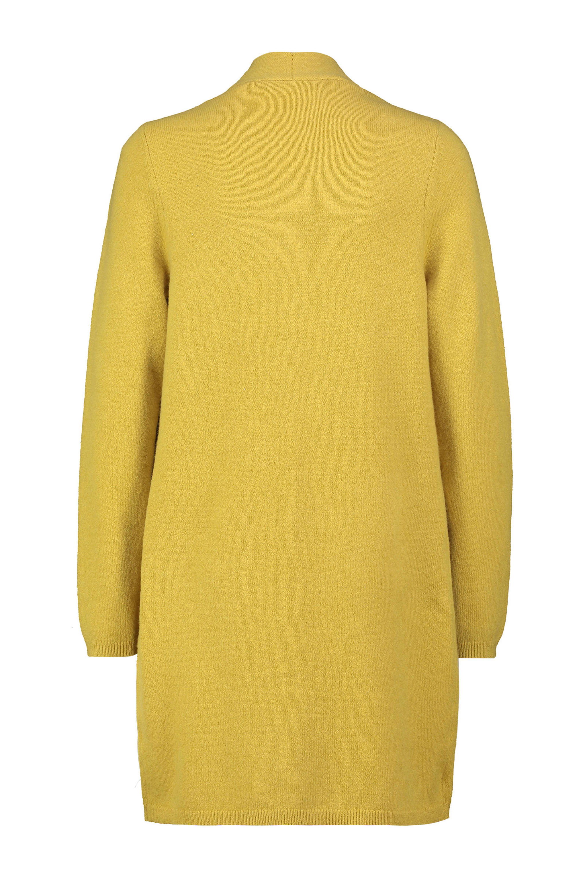 Expresso fijngebreid vest okergeel wehkamp