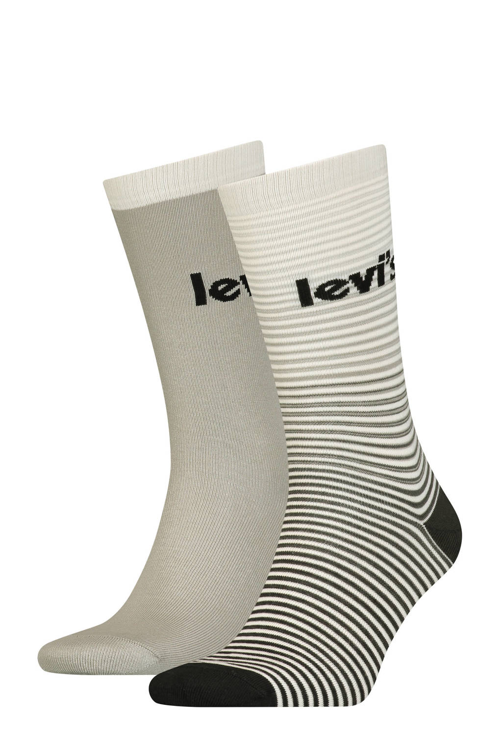 Levi's sokken met logo - set van 2 ecru