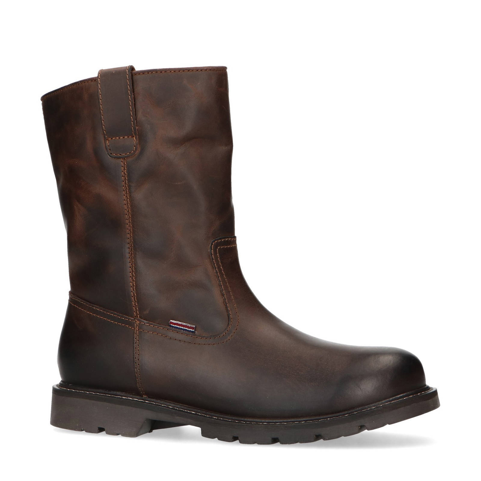 Denso kabuk açık chelsea boots cognac heren - missionariesoffatima.org