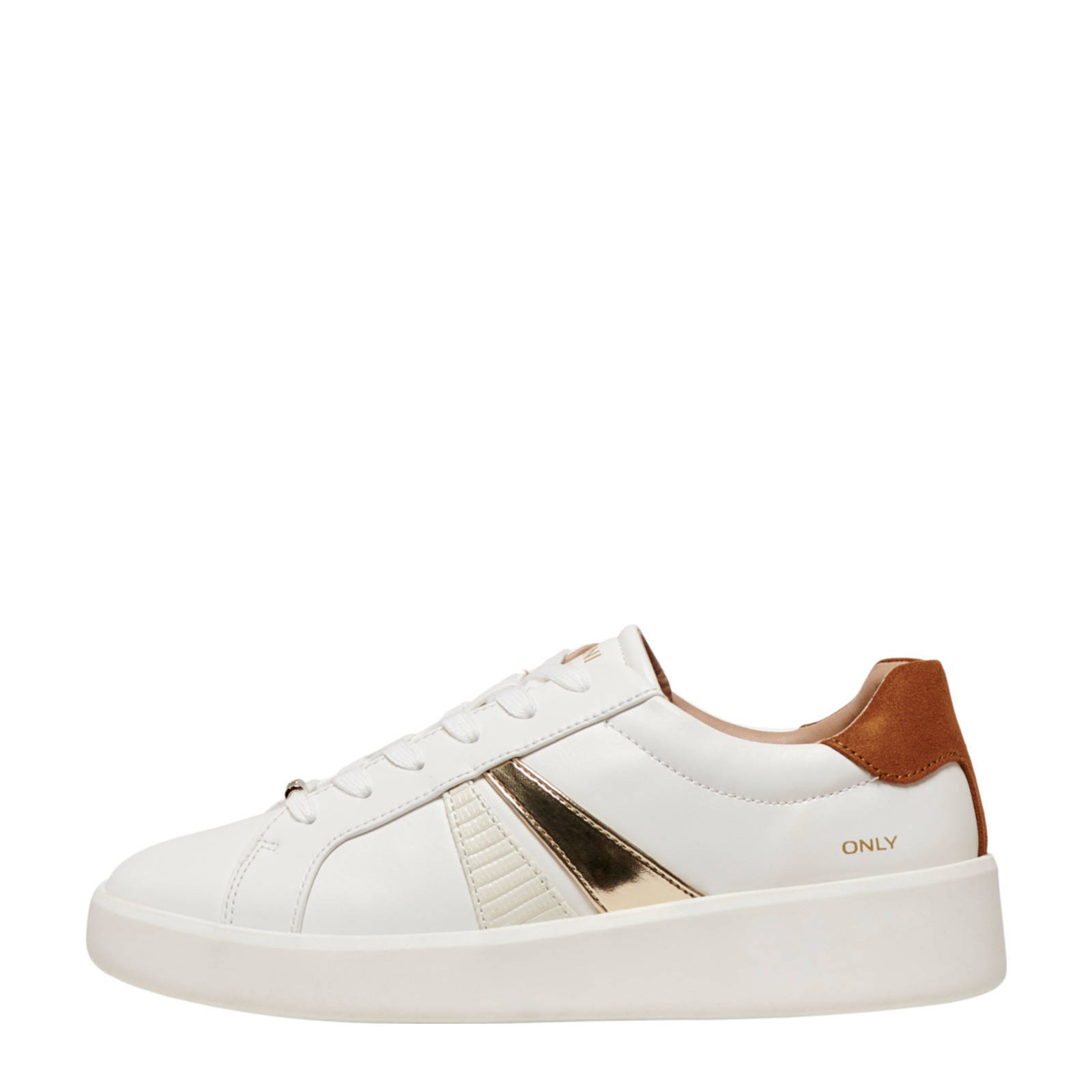 ONLY ONLSANNA PU CHUNKY SNEAKER (Wit) - Sneakers chez Sarenza (412838)