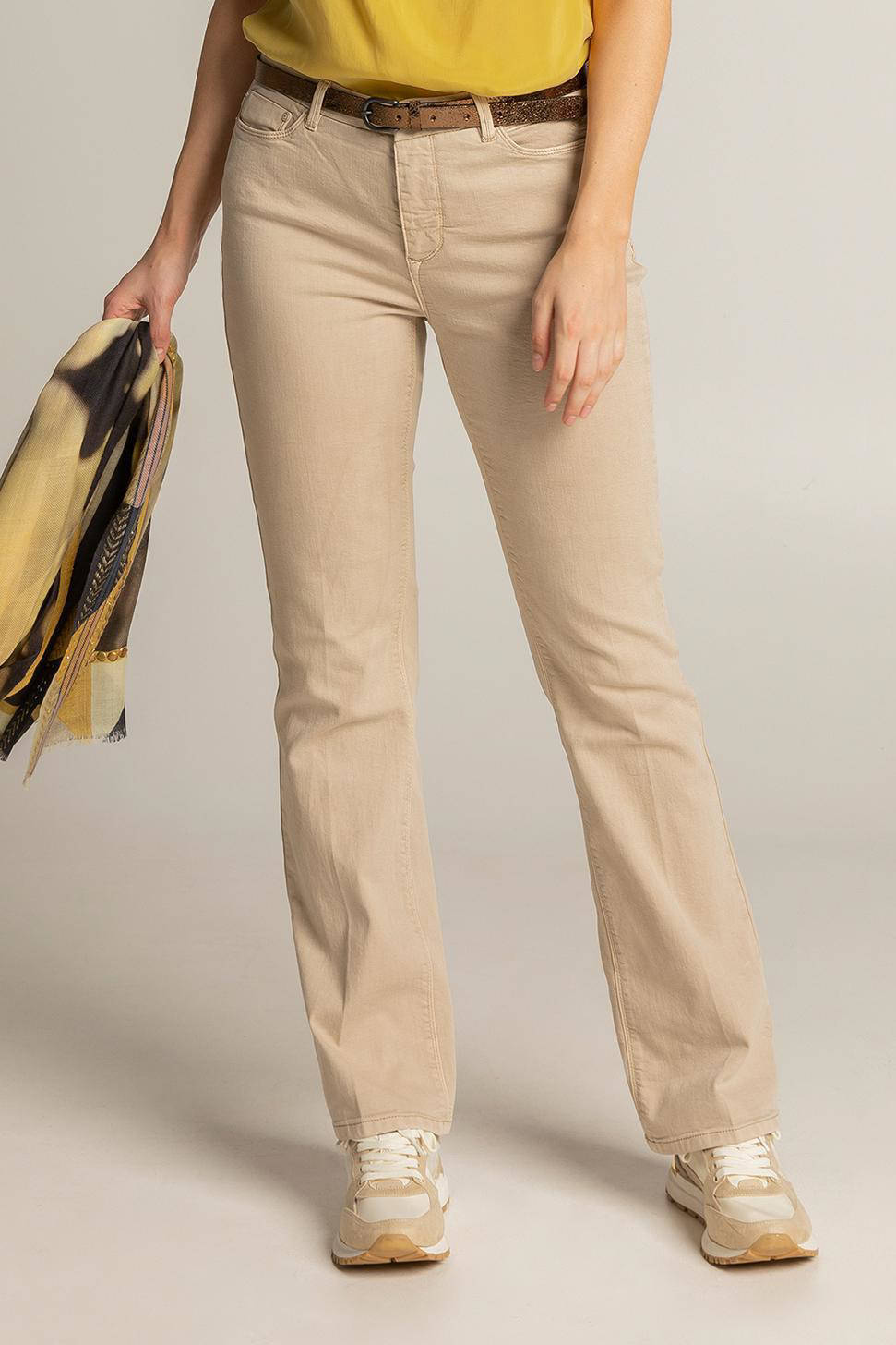Expresso flared jeans beige | wehkamp